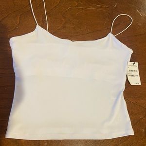 white tank top